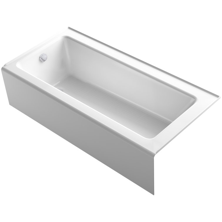 Kohler Bellwether® Alcove 66" x 32" Soaking Bathtub & Reviews Wayfair